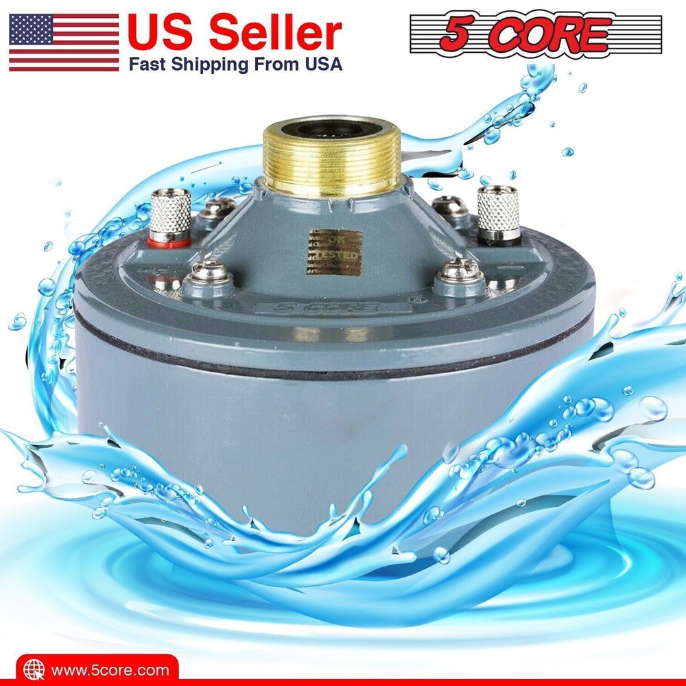 5Core Compression Driver Tweeter Diaphragm 16Ω Throat Twist Horn Timpano Speaker