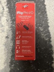 IK Multimedia iRig Pro I/O Universal Audio MIDI Interface Clean!