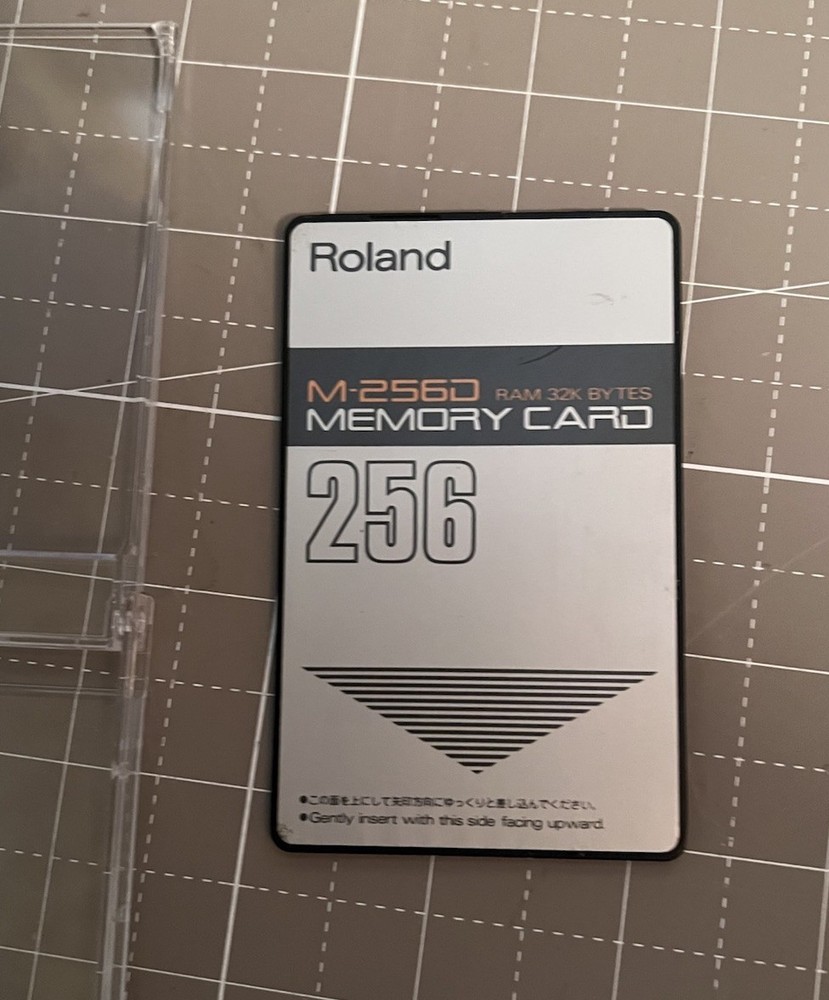 Roland M-256D Memory Card M 256 D