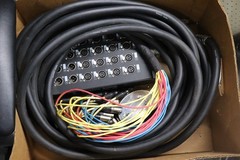 Seismic Audio SAEM 8x4x100 – 8 Channel XLR Color Coded Snake Cable – 100 Feet