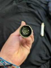 Sennheiser 416T + A4812 48V to 12T In-Line Barrel Adapter