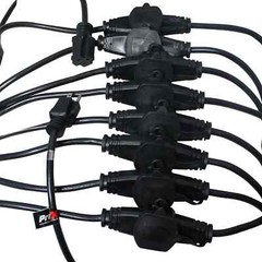 2 ProX 52 ft Multi AC Sockets Extension Cord 14 AWG For Par Lighting DJ