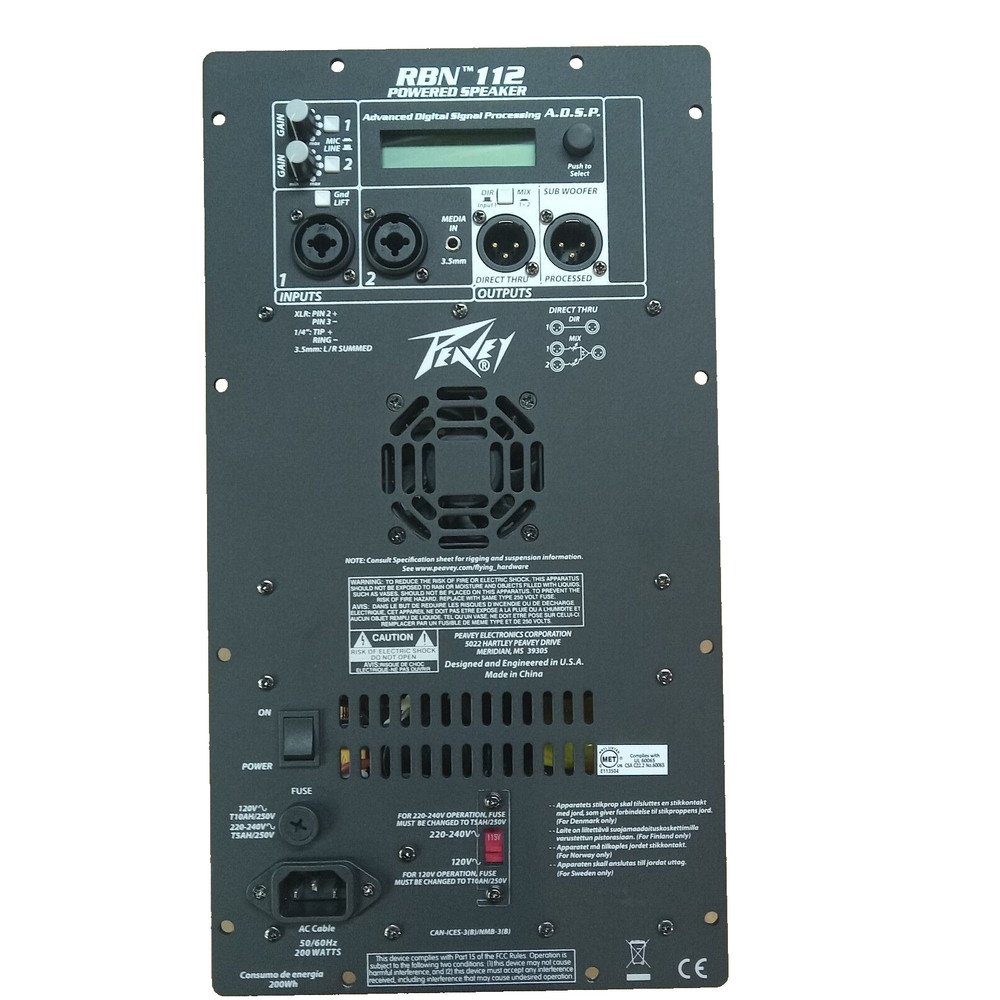 Peavey Power Module / Factory Replacement For RBN 112 (120 & 220/240 Switchable)