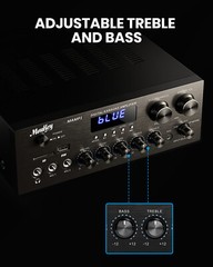 Moukey 400W 2 Channel Audio Power Amplifier Bluetooth Home Stereo Receiver