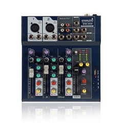 STARAUDIO 4 Channel live DJ Mixer Bluetooth USB Mixing Console Recording & Live