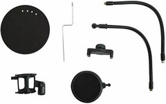Technical Pro LiveShow2M Stream Broadcast Podcast Stand + Mic Holder