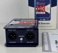 Radial Engineering J48-STEREO 48V Active DI Guitar/Bass Powered Direct Box