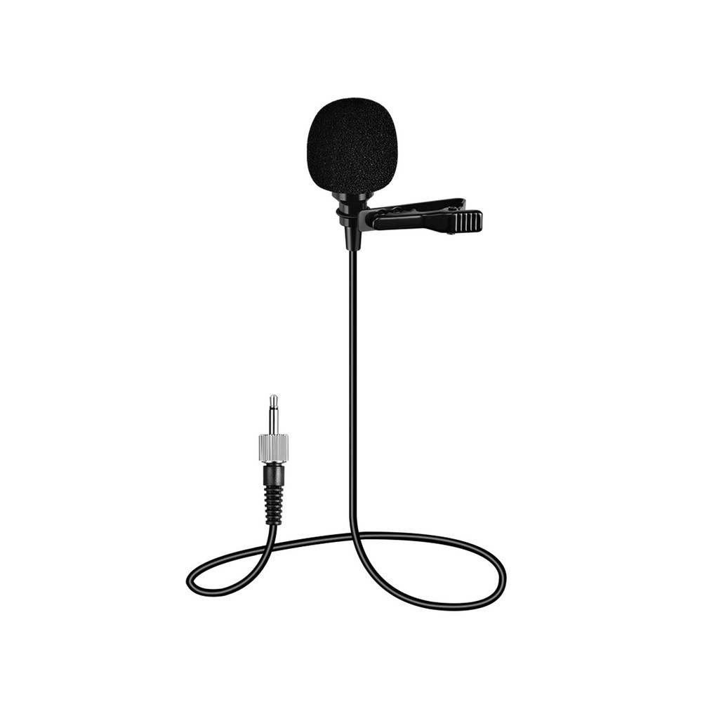 Lapel Microphone with 3.5mm Locking Screw Plug, Unidirectional Mic Compatible…