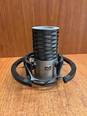 Aston Origin Cardioid Condenser Microphone, Silver, Large Diaphragm +Shock Mount