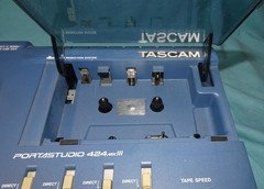 Untested Powers On = Tascam Portastudio 424 Mkiii Track Cassette Recorder Player