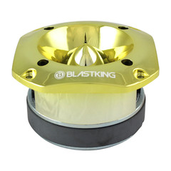 Blastking TW2000-GLD 500 Watts 4×4 inch 1.5 inch VC Titanium Bullet Tweeter Gold