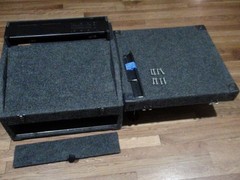 Custom Convertable Road Case: Mixers, Controller, DJ, or other 19″ Rack Gear