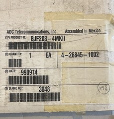 ⭐ ADC Telecommunications BJF203-4MKII 48 Point (2×24) Pro Audio Point Patch Bay