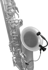 Clip On Instrument Condenser Microphone + Universal Clip (for Saxophone)