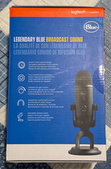Logitech Blue Yeti USB Premium Multi-Pattern Microphone For Recording/Podcasting