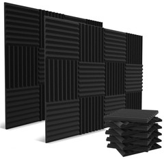 Paneles acústicos 12×12 de alta densidad para reducir eco y ruido en estudio