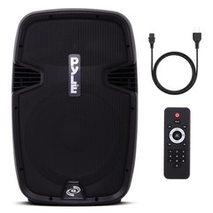 PYLE-PRO Powered Speaker Active PA- Loudspeaker Bluetooth 12-inches, Black