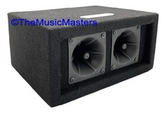 Pair 2-Way 100W Super Horn Tweeter Speaker Boxes Pro Studio DJ PA Car Home Audio