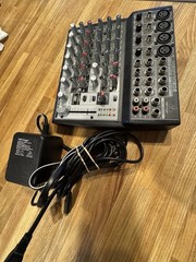 Behringer Xenyx 1202 12-Channel 2-Bus Analog Mixer Phantom Power w/ PSU
