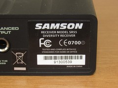 Samson Stage 55 Wireless Microphone Receiver SR55 & ST5 Belt Pack – READ DESCRIP