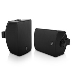 OPEN BOX:Sound Town IP56 70V/100V 4.5″ Surface-Mount Speakers (TARVOS-4B-PAIR-R)