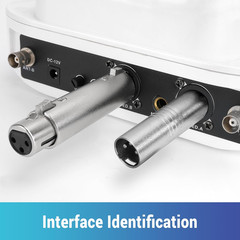 XLR Connector Adapter Set – 4 Pack, 2 Male and 2 Female Gender Changers