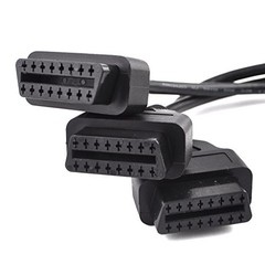 OBD2 Splitter Cable,OBD-II Extension Cable,Car Diagnostic 1 Male to 3 Female