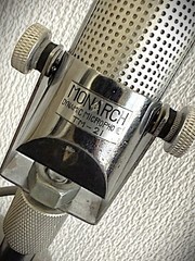 Upgraded 1960’s Monarch TM-21, now RIBBON Microphone, w/stand (Hear it!)