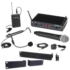 SAMSON CONCERT 288 ALL IN ONE Dual Wireless Headset, Handheld, Lavalier System