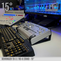 STAND for BEHRINGER TD-3 / RD-6 – 15°