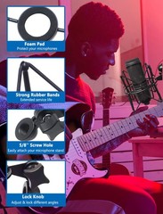 Microphone Shock Mount Universal Mic Holder Spider Recording Mic Shockmount S…