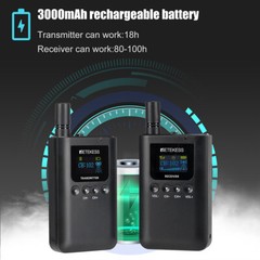 TR510 FM Broadcast Transmitter Bluetooth Mono Mic Station for Church Parking Lot