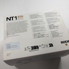 Rode NT1(Black) 5th Generation Hybrid Studio Condenser Microphone NEW Open Box