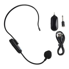 Portable PA System Wireless Microphone Headset Convenient for Outdoor Use