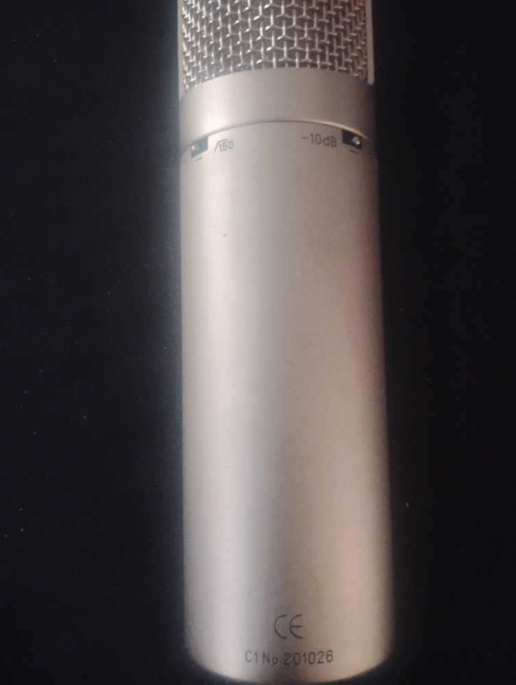 studio project c1 Silver Wired Condenser Microphone Studio Mic