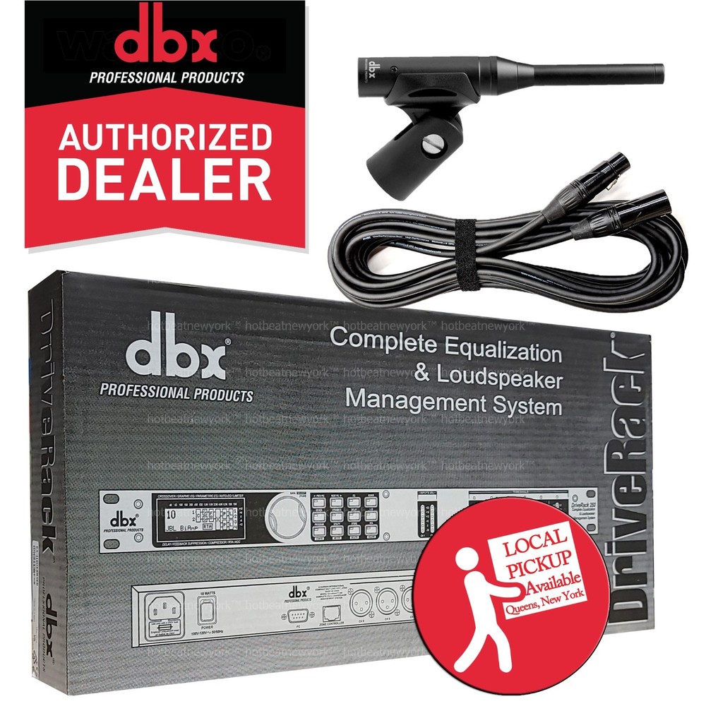 dbx DriveRack 260 Loudspeaker Management System + RTA-M Mic + 25ft XLR Cable