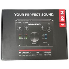 M-Audio AIR 192|6 USB Audio Interface MIDI 2-In 2-Out 24-bit 192kHz Black