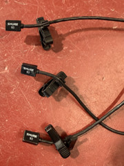 SHURE transmitter, receiver, and mic lot. (Please see item description)