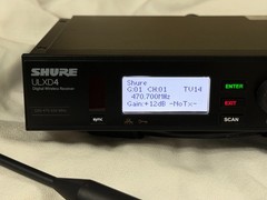 Shure ULXD4 Digital Wireless Receiver G50 470-534 MHz (w/rack mount hardware)