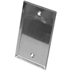 Blank Stainless Steel 1 Gang Wall Plate Audio Installation