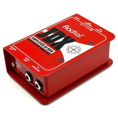 Radial Engineering JDX Amplifier DI Box Reactive Amp Emulation Speaker Sim Red
