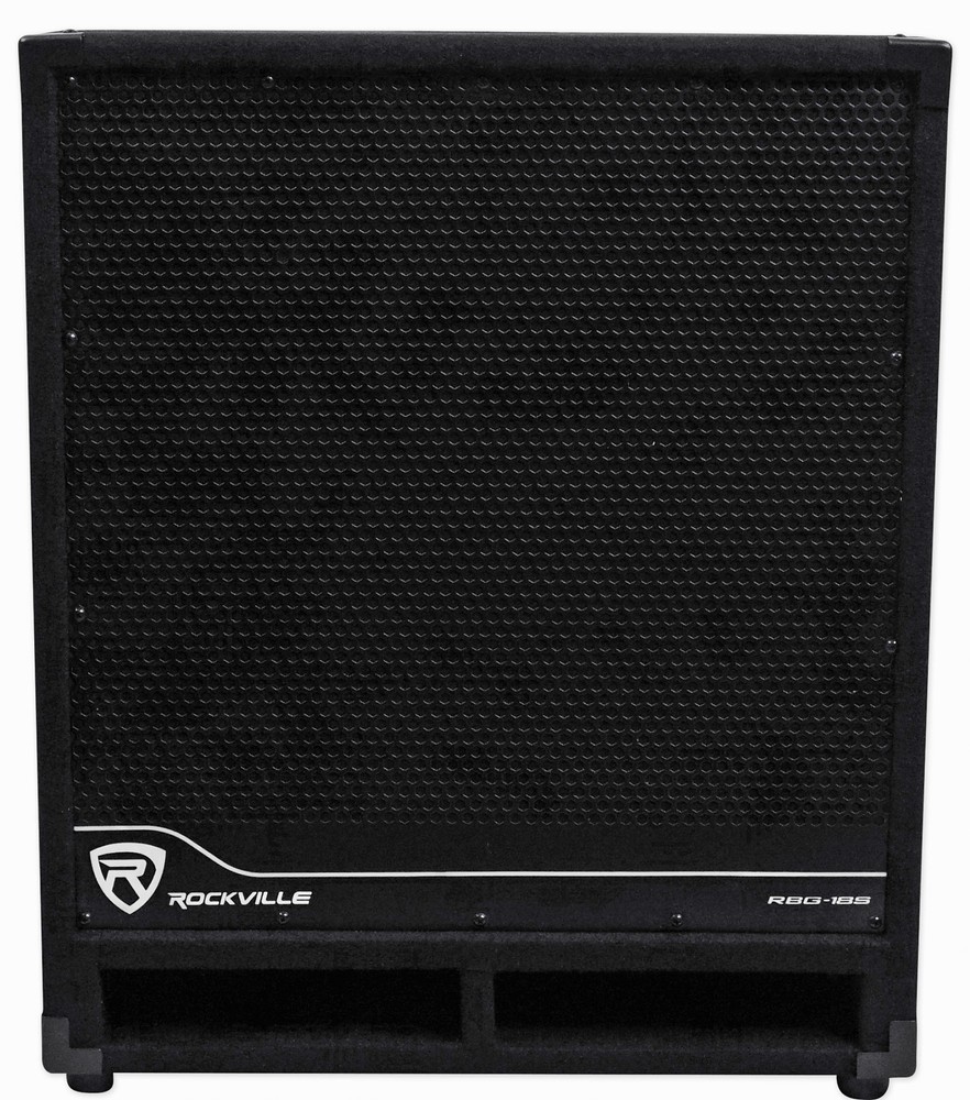 Rockville RBG18S 18″ 2000 Watt Active Powered PA Subwoofer w/DSP+Limiter Pro/DJ