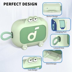 for Anker Soundcore Select 4 Go Speaker Cartoon Cute Silicone Case Green