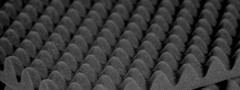 42 SQ FT Self Adhesive Acoustic Foam Studio Car Audio Sound Damping Proofing Blk