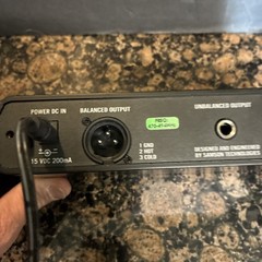 Samson CR88x UHF Wireless Receiver w/ Power Cord – Grade A – Tested and Working