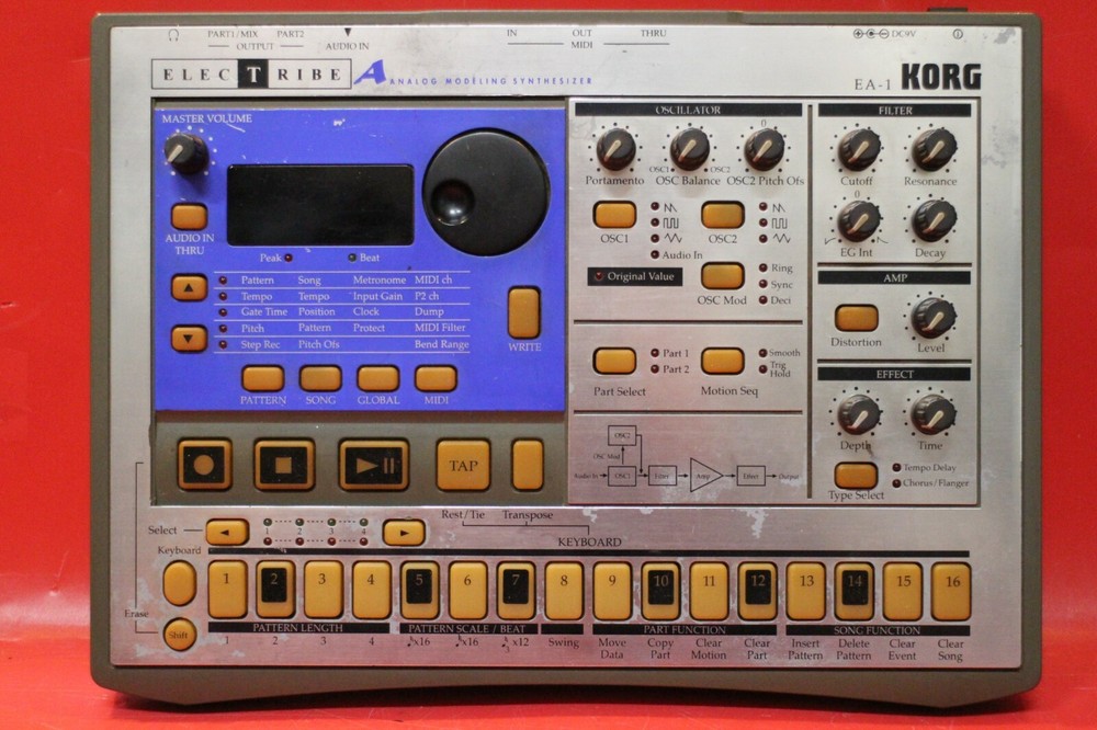 USED Korg Electribe EA-1 Analog Modeling Synth Sequencer EA 1 U1314 211021