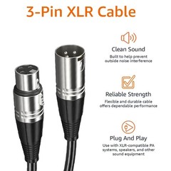 1 Piece Male to Female Microphone Cable Microphone Microphone Cable 18445