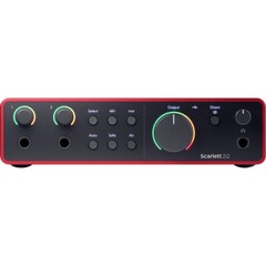 Focusrite Scarlett 2i2 USB-C Audio Interface w/ Headphones, Filter & Cable KIT