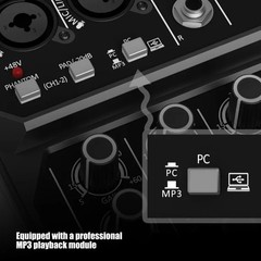 Small 4 Channel Digital Mixer Design For Easy Operation And Clear Sound