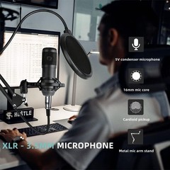 Upgraded Podcast Microphone Kit – Perfect for Streaming and Content Creation